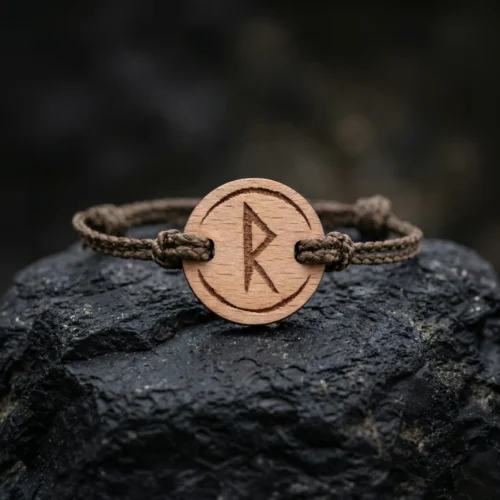 wooden-bracelet-viking-raidho-1 Vikings Raidho wooden bracelet - Journey, inner path and quest.