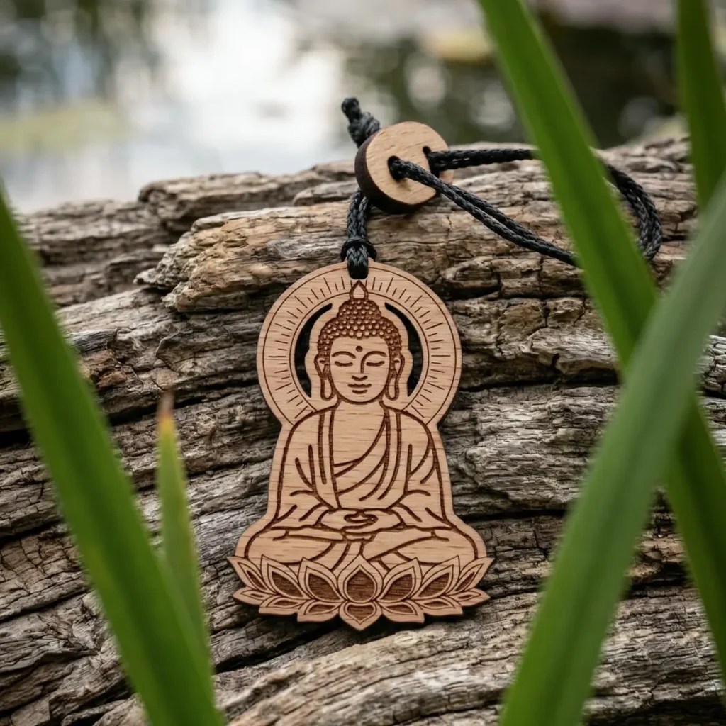 Diffuseur en bois Bouddha pour huiles essentielles