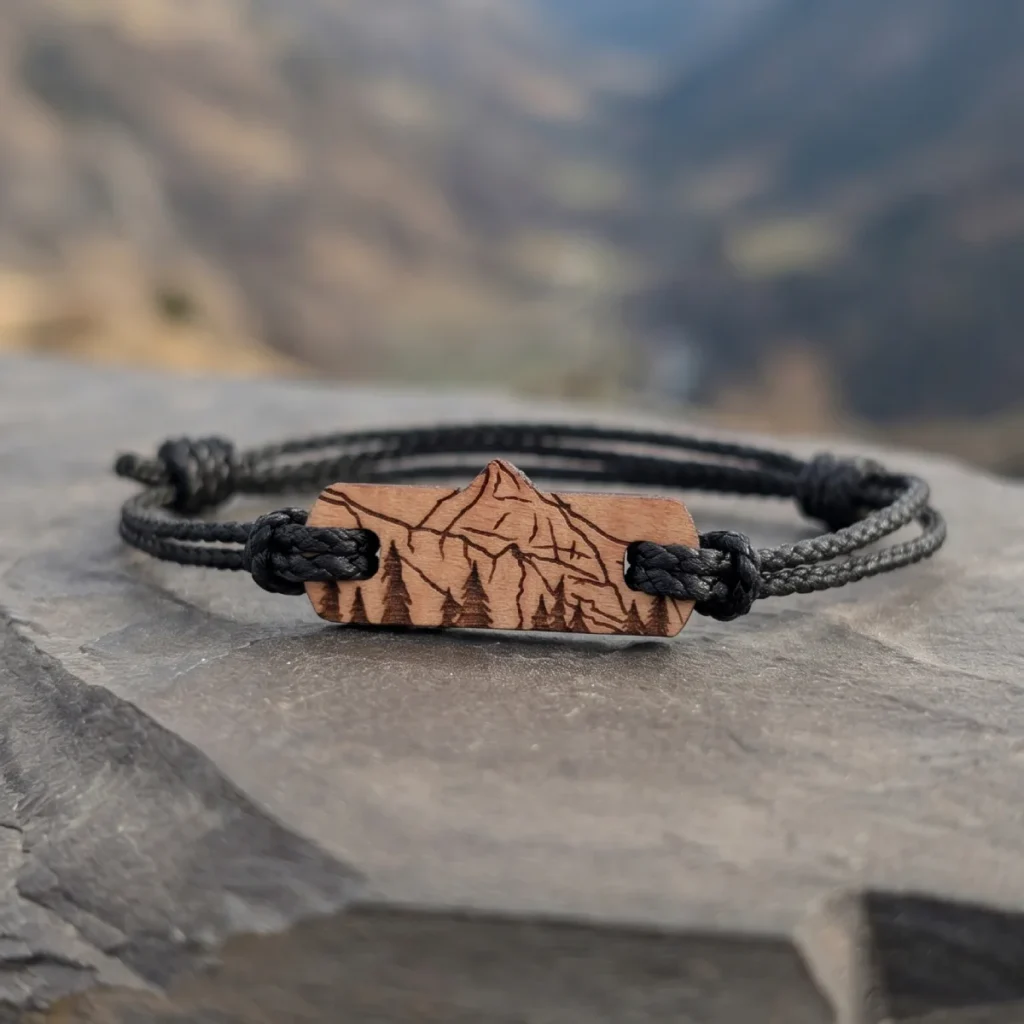 Bracelet en bois Dent Blanche