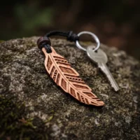 Porte-cles-en-bois-piuma-2 Porte-clés en bois Piuma